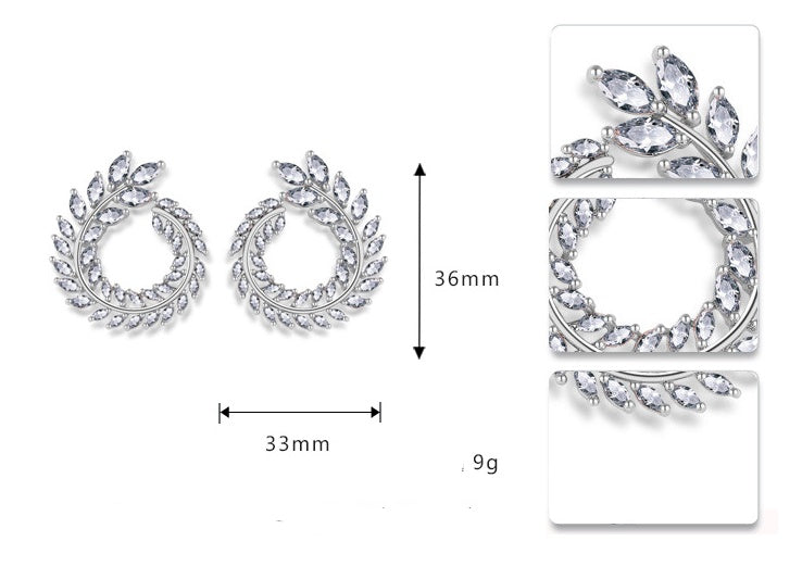 Boucles d’Oreilles Éternité – Élégance Intemporelle & Brillance Sublime