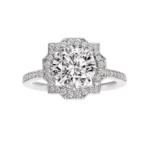 Bague Moissanite 1 Carat – Pureté et Brillance Éternelle