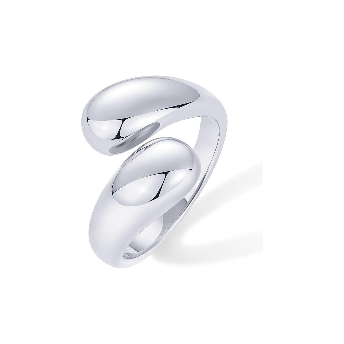 Bague Élégance Fluide - Dorure Or 18K ou Argent 925